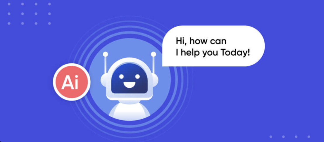 Image of a futuristic chat robot